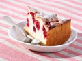 Tasty cherry cake Royalty Free Stock Photo