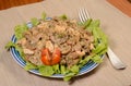 Tasty chicken mushroom dish