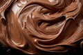 tasty choco cream close up AI generated