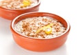 Tasty cinnamon rice pudding dessert Royalty Free Stock Photo