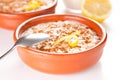 Tasty cinnamon rice pudding dessert Royalty Free Stock Photo