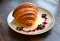 Tasty classic croissant