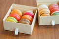 Tasty colorful macaroon