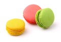 Tasty colorful macaroon.