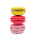 Tasty colorful macaroon