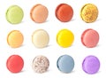 Tasty colorful macaroon