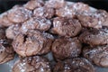 Tasty and crispy chocolate cookies