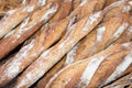 Tasty Crusty Baguettes Background Bread Royalty Free Stock Photo