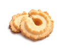 Tasty Danish butter cookies Royalty Free Stock Photo