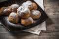 Tasty delicious home made donuts Royalty Free Stock Photo