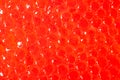 Tasty delicious red soft caviar as background