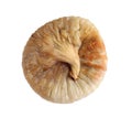 Tasty dried fig fruit isolated Royalty Free Stock Photo