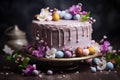 tasty easter cake AI generated