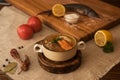 Fish soup composition