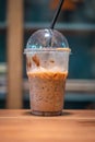 Tasty Fresh Iced Mocha Coffee Royalty Free Stock Photo