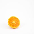 The tasty fresh orange half Royalty Free Stock Photo