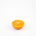 The tasty fresh orange half Royalty Free Stock Photo