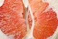 Tasty fresh pomelo fruit as background, closeup Royalty Free Stock Photo