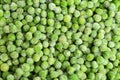 Tasty peas as background, top view. Vegetable preservation