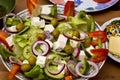Tasty greek salad Royalty Free Stock Photo