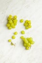 Tasty green grapes. White grape Royalty Free Stock Photo
