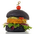 Tasty grilled veggie burger Royalty Free Stock Photo