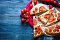 Tasty Hand Made Tomatoes Pizza Bread