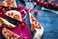 Tasty Hand Made Tomatoes Pizza Bread