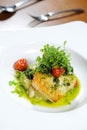 Tasty healthy fish fillet