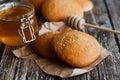 Tasty honey cookies. Cookies on the table