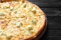 Tasty hot cheese pizza Royalty Free Stock Photo