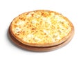 Tasty hot cheese pizza