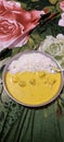 Tasty indian food Kadi chawal