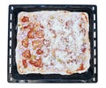 Tasty Italian pizza prepared for roasting
