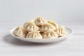 Tasty lazy dumplings plate. Generate Ai Royalty Free Stock Photo