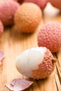 Tasty litchi fruit