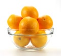 Tasty mandarines in bowl