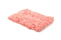 Tasty minced meat isolated on background