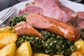 Tasty oldenburg gruenkohl Royalty Free Stock Photo