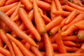 Tasty orange carrots