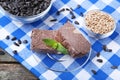 Tasty pieces of halva