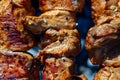 Tasty pork shashlik