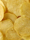 Tasty potato chips. Royalty Free Stock Photo