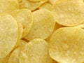 Tasty potato chips. Royalty Free Stock Photo