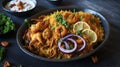 Tasty prawn Jheenga biryani