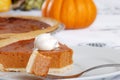 Tasty pumpkin pie Royalty Free Stock Photo