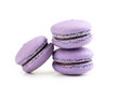 Tasty purple macarons