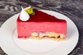 Tasty rasberry mousse