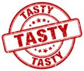 tasty red stamp Royalty Free Stock Photo