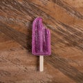 Tasty and refreshing grape flavor popsicle